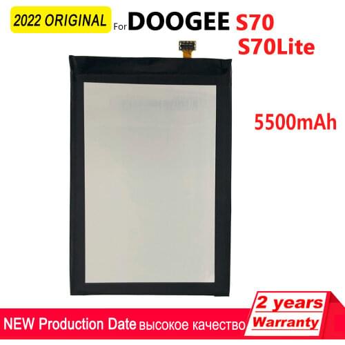 100% Original 5500mAh BL 5500 Phone Battery For Doogee S70 S70 Lite Phone High quality Batteries With Tracking Number
