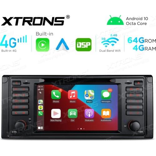 7" Android 10.0 OS Car DVD Multimedia System Player Navigation GPS Radio for BMW E39 M5 1999-2003 E39 1995-2003 E38 1994-2001