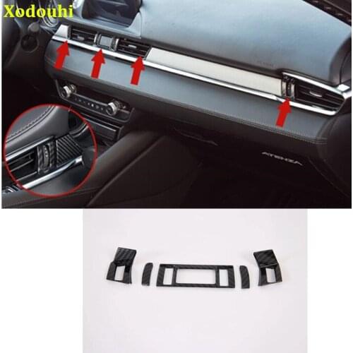 For Mazda 6 Mazda6 Atenza 2019 2020 Car Sticker Inner Garnish Cover Trim Front Middle Air Conditioning Outlet Vent Warm Park