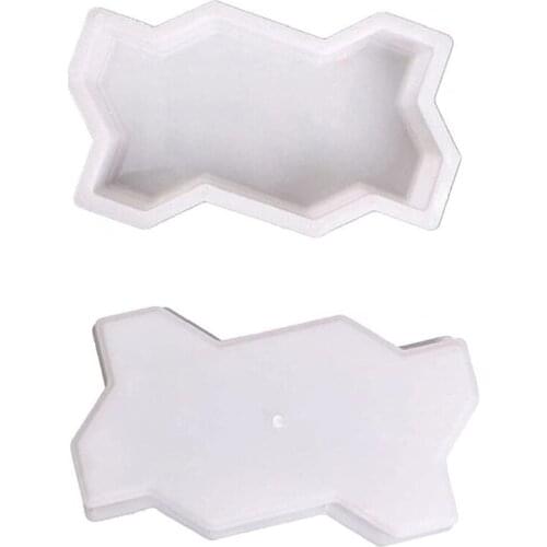 Runway Driveway Paving Brick Pavement Concrete Mold Slab Path Walk Mould Wave Walk Way Cement Mold for Patio Lawn Garden