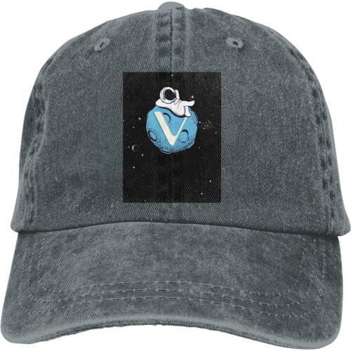 Relaxed Hodl Astronaut Baseball Cap Men VeChain Coin VET Cryptocurrency Caps colors Women Summer Snapback Caps