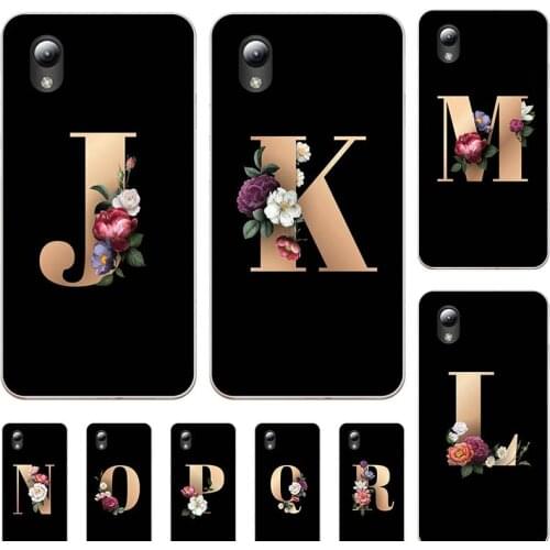 For ZTE Blade L8 A3 2019 Case For ZTE Blade A3 2020 Funny Custom Name Letter Couple Cover Fashion Black TPU Soft Phone Coque