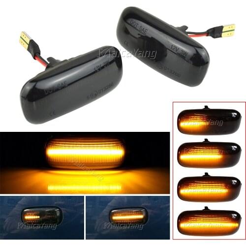 Smoked Turn Signal Blinker Light Led Dynamic Side Marker Lamp For Audi A3 S3 8P A4 S4 RS4 B6 B7 B8 A6 S6 RS6 C5 C7