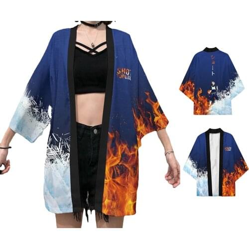 Anime My Hero Academia Cosplay Kimono Bakugou Katsuki Midoriya Izuku Todoroki Shouto Kimono Summer Cosplay Costumes Adult Women