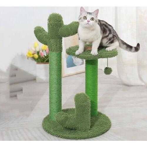 Cat Climbing Frame Tree Scratching Post for Cats Toys Sisal Claw Board Climbing Tower Scratcher Furniture Cat Supplies