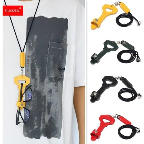 Hanging Neck Eyewear Storage Leather Storage Case Novelty Pouch Sunglasses Bag Case Cover Neck Strap Rope For Men Women Kids New