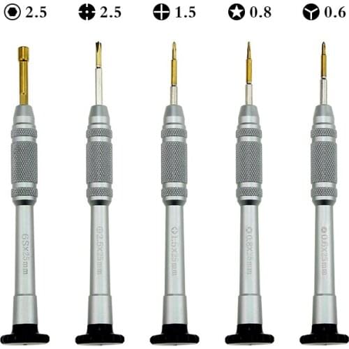 UANME 5 in 1 Screwdriver Set for iPhone X for iPhone 8 7 6S 6 Repair Tools Opening Disassemble Kit Mobile Phone Tool