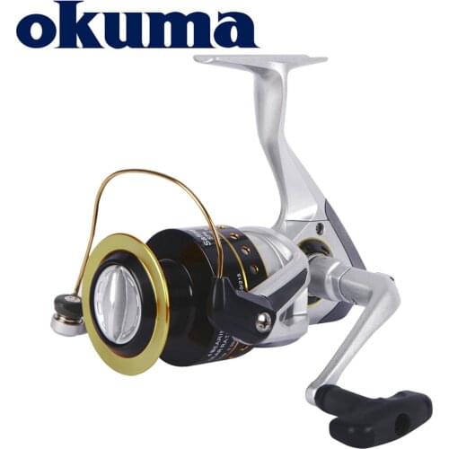 OKUMA Original Fishing Reel Safina Pro Spinning Reel 6bearings 5.0:1/4.5:1 Ratio 4KG-8KG Power Corrosion-resistant graphite body