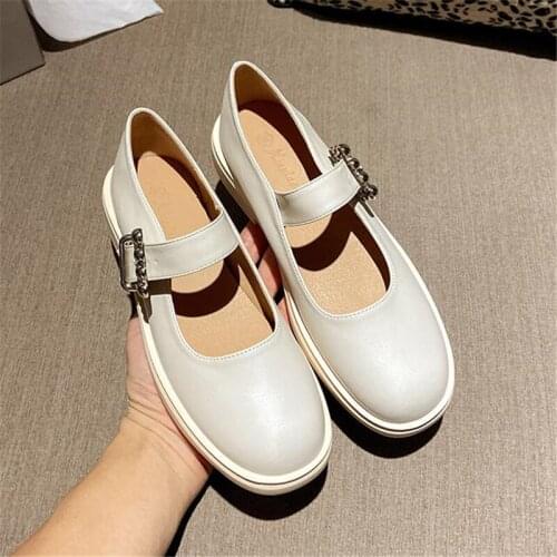 Autumn Fashion Mary Jane Shoes College Student Girl Lolita Shoes Women Flats Soft Loafers Women Casual Oxfords JK Mary Jane Shoe