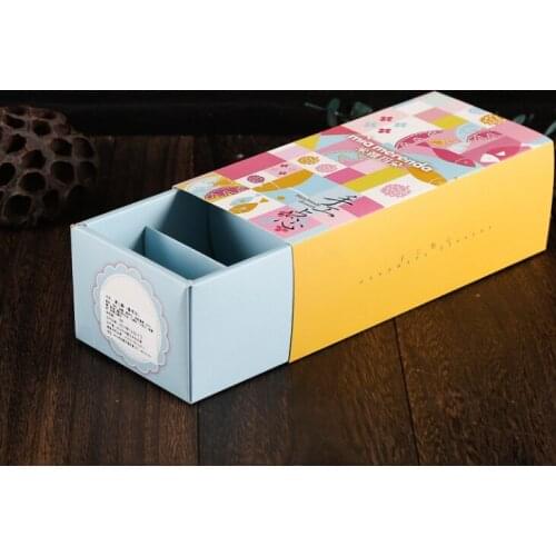 Manufacture colorful logo printed cosmetic packaging garment accessories custom drawer box package ---PX11989