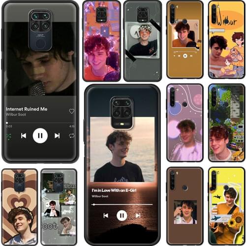 Silicone Case for Redmi Note 8 8T 9T 9 7 Pro 9A 8A 7A Luxury Cover Note 10 Pro MAX K40 PRO Plus Shell Wilbur Soot