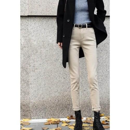 Summer Autumn Womens Jeans 2020 High Waist Jeans For Women Stretch Skinny Denim Feet Pants Comfortable Elastic Pencil Pants