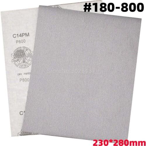 1PCS Grit Square Superfine Sandpaper Brushed Water Sanding Paper Polishing Grinding Tools 9"X11" Abrasive Sheets Wet Dry For