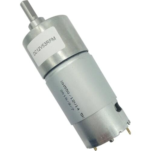 12V 6V Micro High Power DC Geared Motor 9-2300RPM Reversed Speed Control High Torque In DC Motor Built-In Cooling Fan Blades