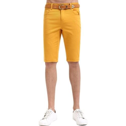 2021 Summer Mens Casual Shorts Lesmart Fashion Style Boardshort Jogger sweathshorts Workout Beach Shorts Yellow Bermuda Male
