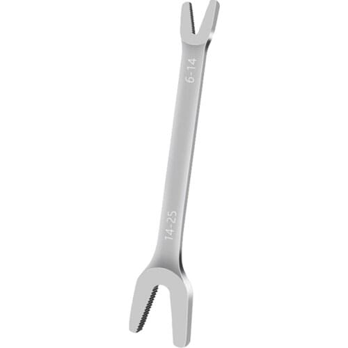 250Mm Wrench Repair Tools Adjustable Spanner Long Handle Double Open Ends Wrench Serrated V-Groove 6Mm To 24Mm