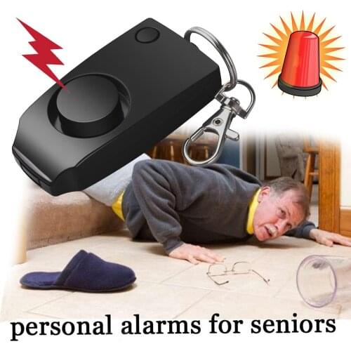 Anti-rape Self Defense mujer defensa personal safety alarm security wolf auto alarme whistle 130dB loud sound Alert Keychain 94