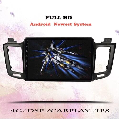Android 10.0 DSP 4G Car Radio Multimedia Navigation GPS For Toyota RAV4 2012 2013 2014-2018 2 Din no DVD Tape Recorder Casstte