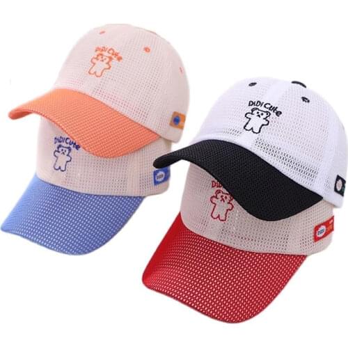 Doitbest Breathable Child mesh Baseball Cap summer Hip Hop DIDI cute kids sun Hats Boys Girls Caps childs snapback Hat gorras