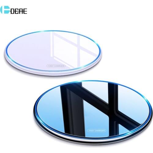 DCAE 15W Qi Wireless Charger for iPhone 11 XS XR X 8 Airpods Pro Induction Fast Charging Pad For Samsung S20 Huawei Xiaomi 10 9