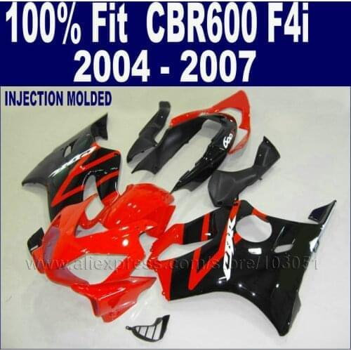 ABS Plastic Fairings Kit For Honda Cbr 600 F4i 04 05 06 07 2004 2005 2006 2007 CBR600 F4i Body Repair Parts Injection