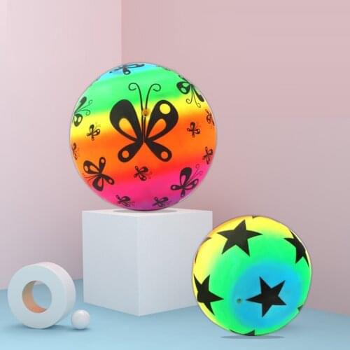 Premium Inflatable Kids Toy Ball Kids Fun Tot Football Ball Volleyball Indoor Outdoor Soft PVC Ball Boy Girls Garden Game 22cm