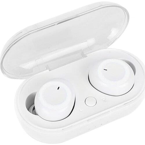 Y50 Bluetooth 5.0 Button Control Noise Cancelling Earphones with Charging Case Long Endurance