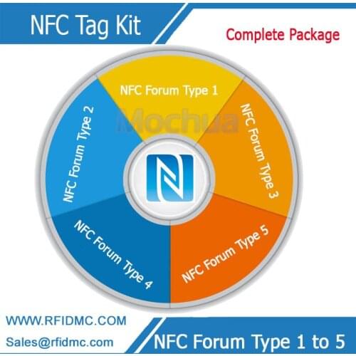 NFC Tag NFC Forum Type 1 to Type 5 Tag Complete Package 39 pieces NFC Cards