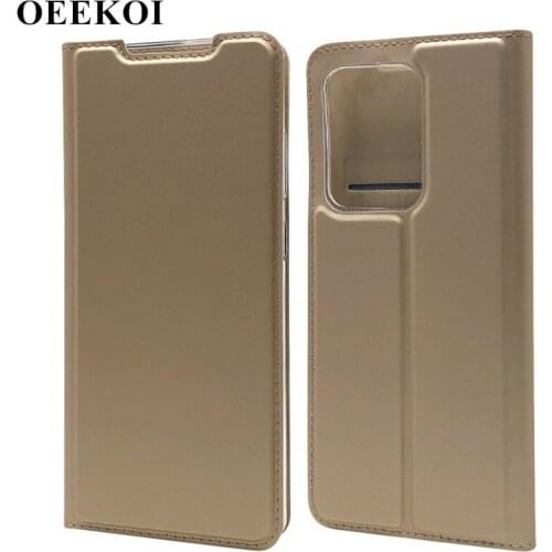 OEEKOI Ultrathin Leather Wallet Cover Case for Samsung Galaxy S20 Ultra