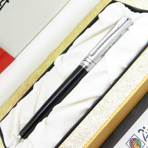 Picasso Athens Calligraphy Nib Fountain Pen Black-Silver | Picasso Pen | İsme Special Pen