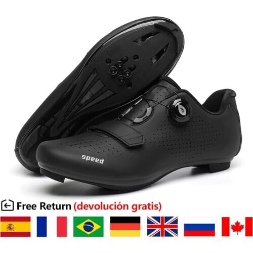 Professional Cycling Shoes Road Men SPD Speed Bike Shoes Self-locking Ultralight MTB Cycling Sneakers Women Bicycle Racing Shoes