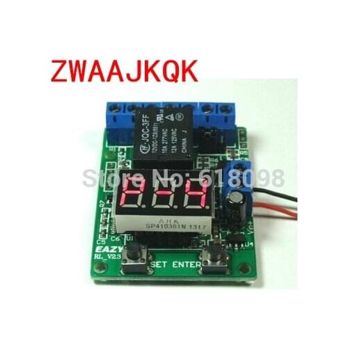 12V relay board / counter / countdown trigger / voltmeter detection control