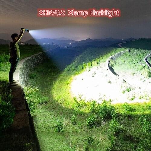 95000 lumens Lamp xhp70.2 most powerful flashlight usb Zoom led torch xhp70 xhp50 18650 or 26650 battery Best Camping, Outdoor