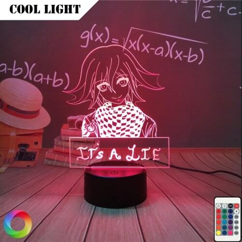 Danganronpa Ibuki Mioda Led Night Light Lamp for Bedroom Decor Kids Gift Danganronpa Acrylic 3d Lamp Ibuki Mioda Danganronpa