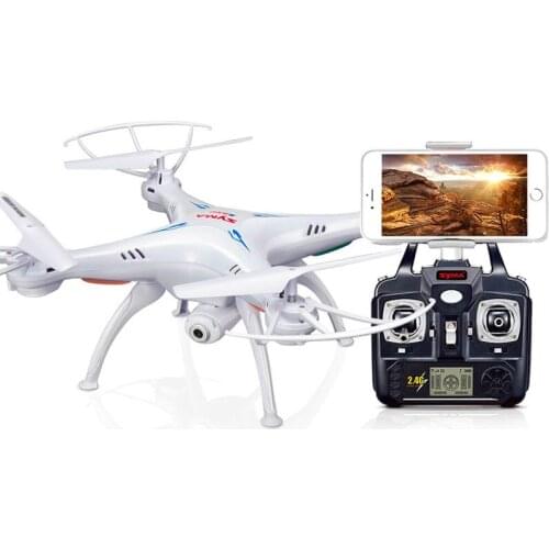 Syma X5SW 2.4Ghz 4CH 6Axis Gyro RC Quadcopter with HD Wifi Selfie Camera Mini Drone UFO Classic Helicopter Gift for Beginner Boy