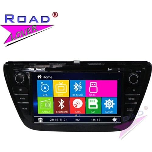 TOPNAVI Wince 6.0 Double Din 8Inch Car Multimedia DVD Player Auto Audio For Suzuki S-Cross Stereo GPS Navigation Magnitol MP3