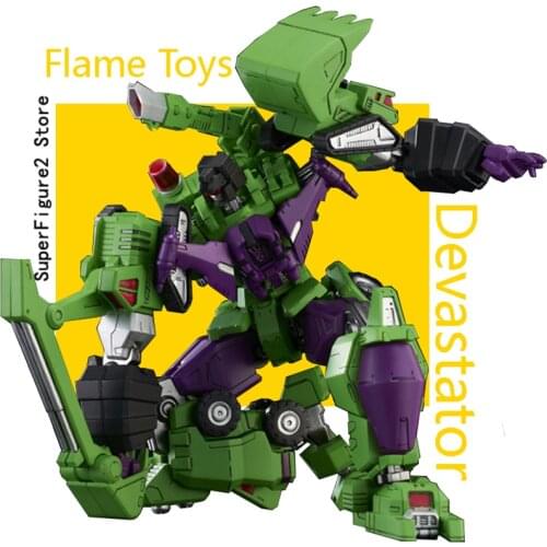 Thousand-valued Flame Toys Devastat o r IDW Action Figure M-day assembled model PVC toy