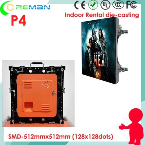 Top quality mbi driving ic high refresh rate video advertising led display screen indoor p4 p3 , MBI5124 MBI5042 led panel wall