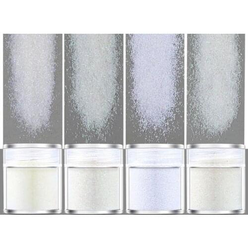 4Color Rainbow White Glitters Sequains Resin Pigment Kit Nail Art Jewelry Making E56C