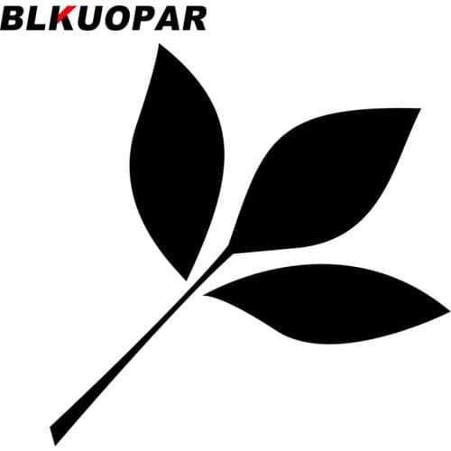 BLKUOPAR for Leaf Car Stickers Sunscreen Fashionable Decals Anime Occlusion Scratch Air Conditioner Helmet Decor Car Label