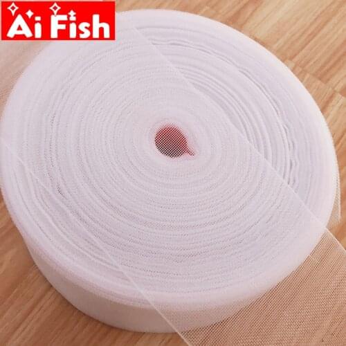White transparent Curtain Accessories belt for curtains eyelets rings polyester padded hook curtain tape pull pleat tape CP101#4