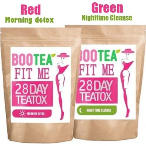 Bbeeaauu14Days Detox Slimming Products Night & Morning Weight Loss Drink Fat Burning Accelerating Thin Abdomen Reduce Bloating