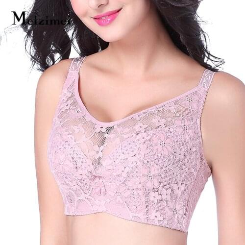 Meizimei Sexy Bras for Women Lingeire Underwire 2019 Lace Intimates Thin Bralette Underwear Plus big Size Brassiere Girl Push up