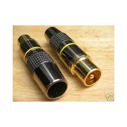 CCTV Satellite TV Coaxial Male Connector Plug TV1 5