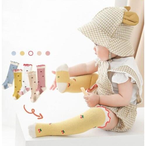 Baby Socks Girl Newborn Infantil Kid Knee High Socks Toddler Baby Girl Cotton Winter Infant Long Sock For 0-3 Year