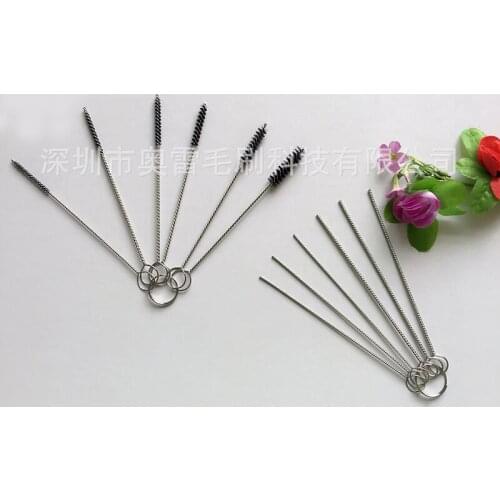 Car Motorcycle Carburetor Carbon Dirt Jet Remove Cleaning Needle Brush Tool Set Cleaning Kit Nylon Metal Car Brush Tool