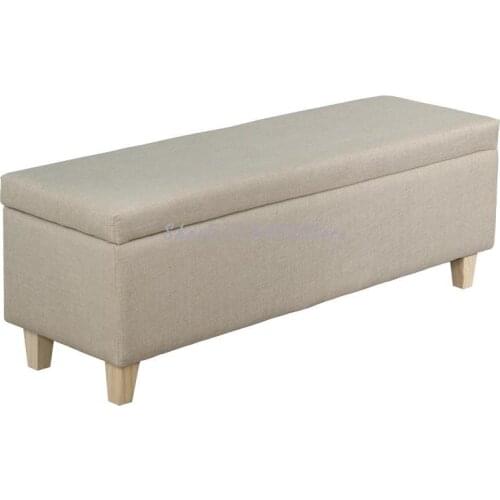 2019 New Multi Functional Fabric Storage Stool Clothing Store Sofa Bench Home Bedroom Bed Tail Stool Washable