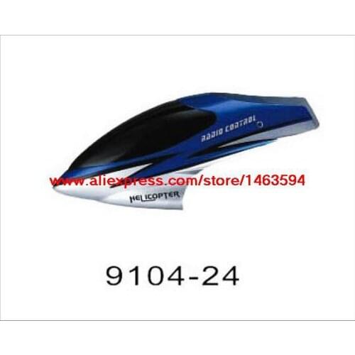 Wholesale Double Horse 9104 DH9104 RC Helicopter Spare Parts Head cover Nose of copter (Blue) Free Shipping