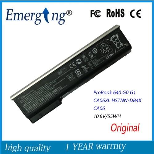 10.8V 55Wh New Original Laptop Battery for HP HSTNN-LB4Z HSTNN-LP4Z CA06 CA06XL 645 G1 ProBook 640 645 650 655 G1