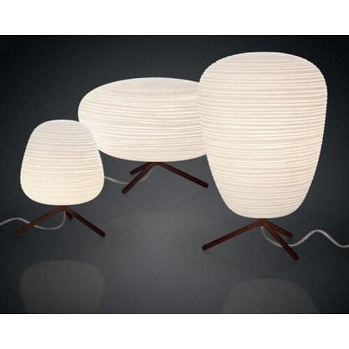 Post-modern Foscarini Rituals White Glass Led E27 Table Light For Living Room Bedroom Bar Restaurant Ac 80-265v